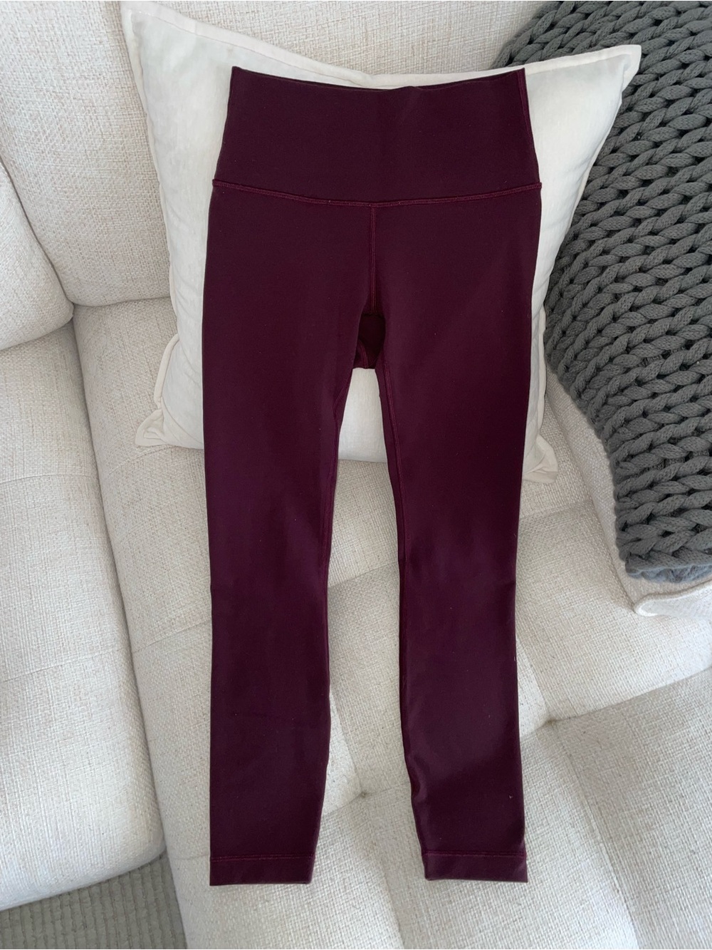 Lululemon Wunder Under High-Rise Tight 25" Full-On Luon Cassis